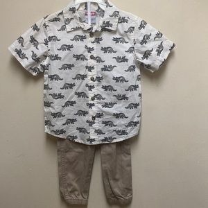 ❤️Wrangler 

Dinosaurs 

2 Piece Set 

Size 4t

NEW